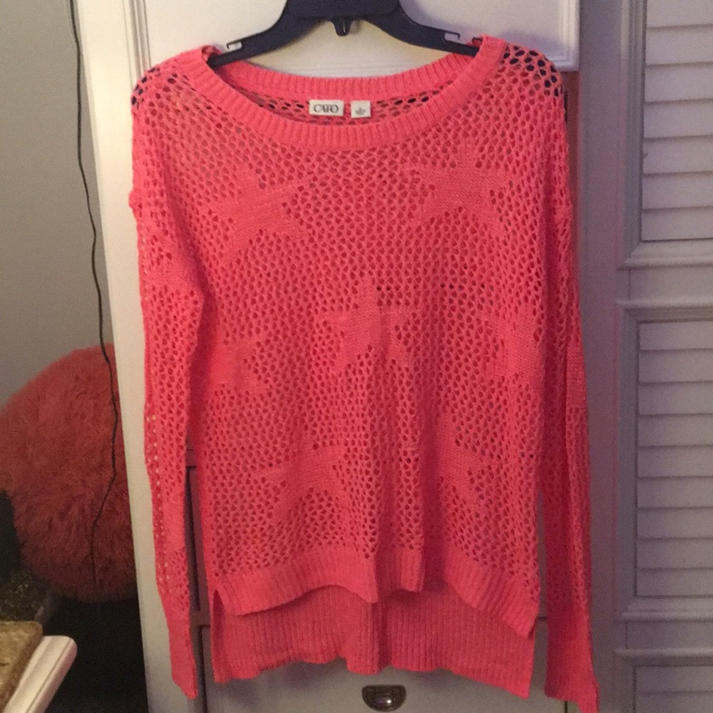 Cato - Mesh Star Sweater!!